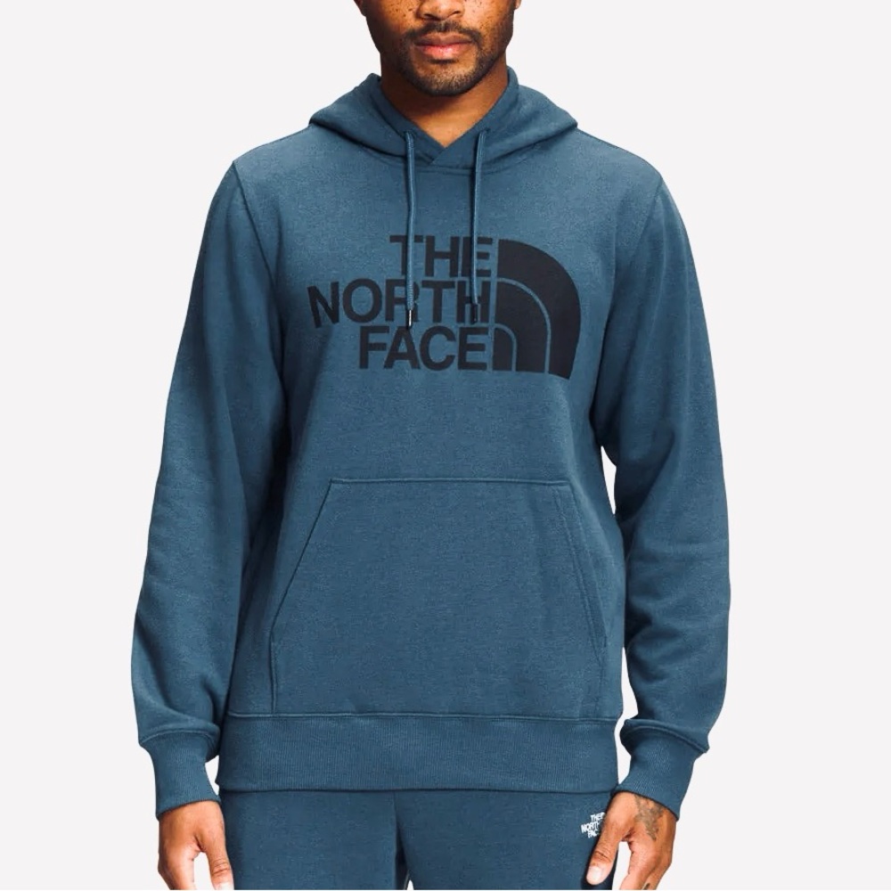 The North Face Half‎ Dome Pullover Hoodie Blue Classic Logo Sweatshirt ❄️